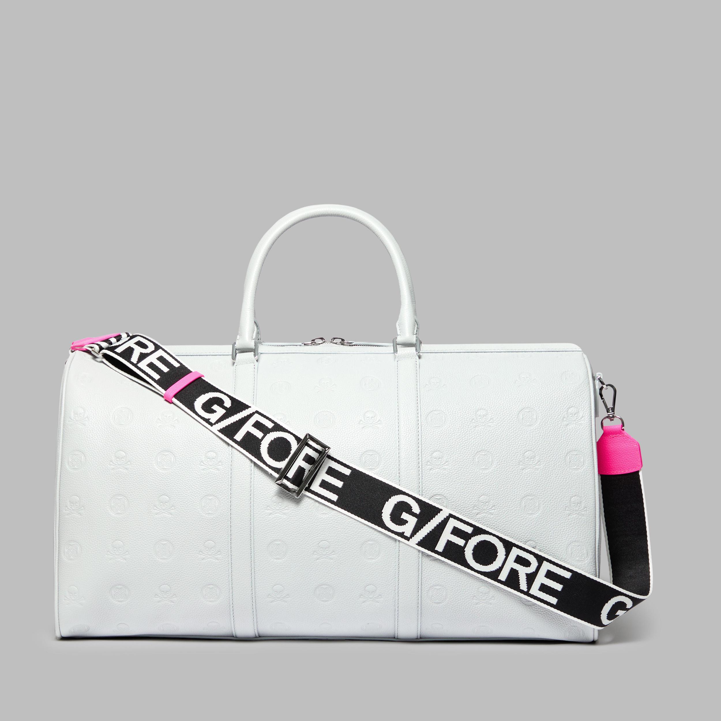 EMBOSSED SKULL & TEES LEATHER WEEKENDER Product Image