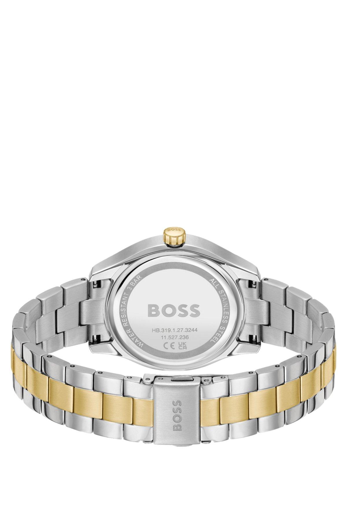 BOSS - Link-bracelet watch in gold- and silver-tone steel Product Image