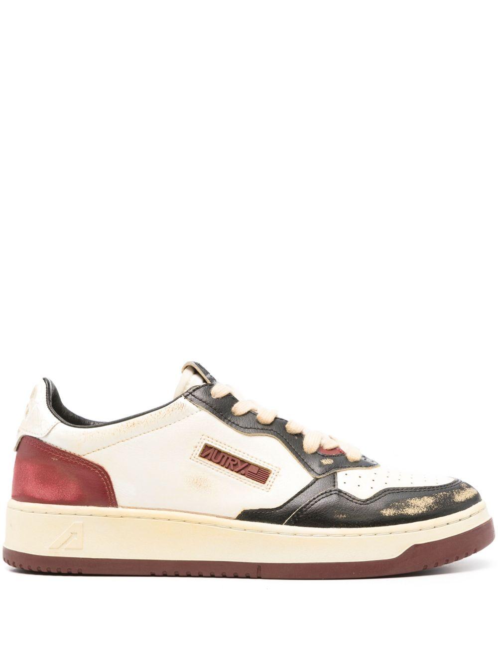 Action leather sneakers Product Image