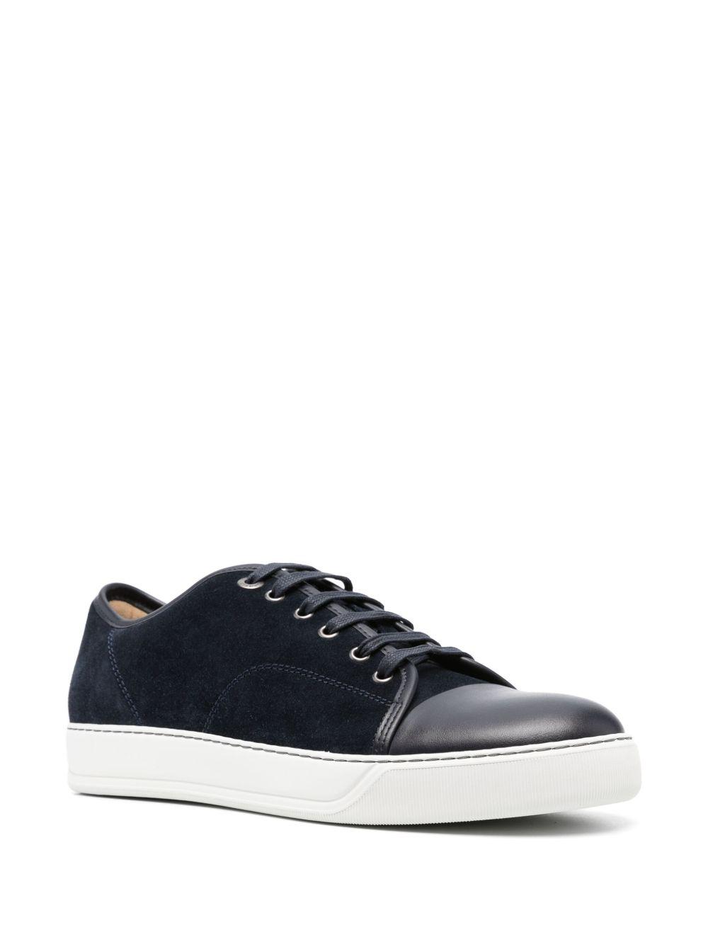 Black DBB1 Suede & Patent Leather Sneakers Product Image