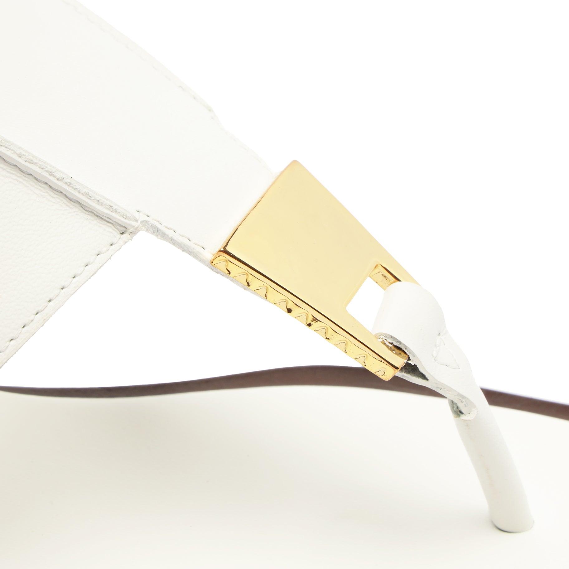 Salma Leather Flat Sandal Product Image