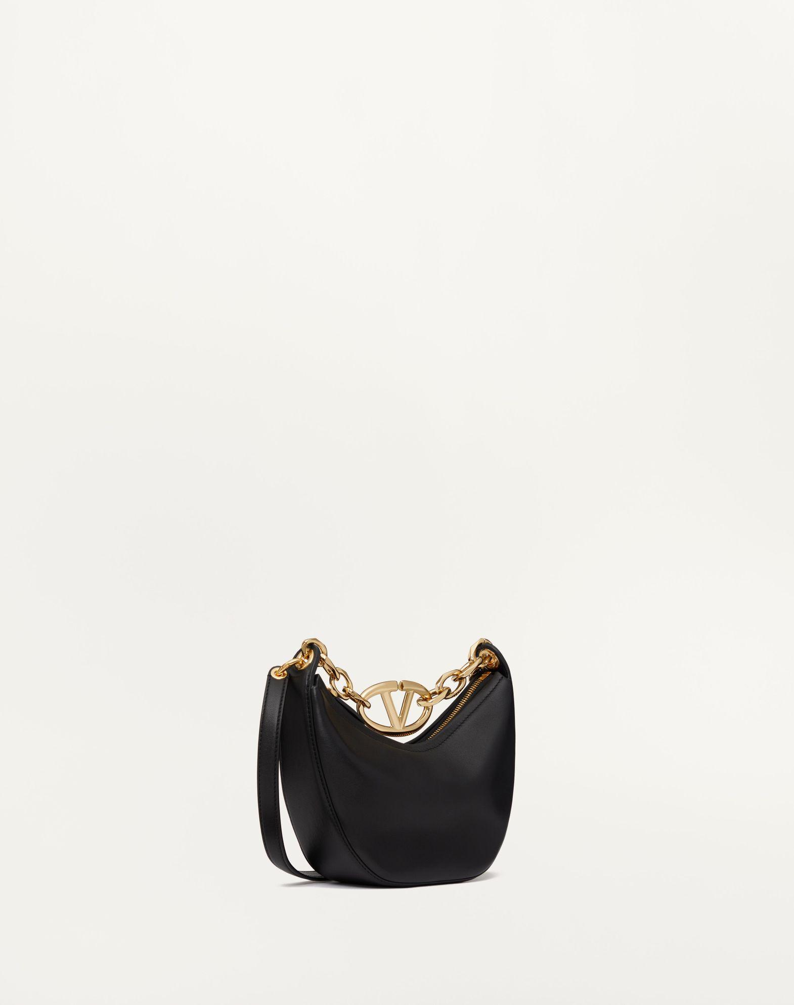 Vlogo Moon Mini Hobo Bag In Nappa Leather With Chain Product Image