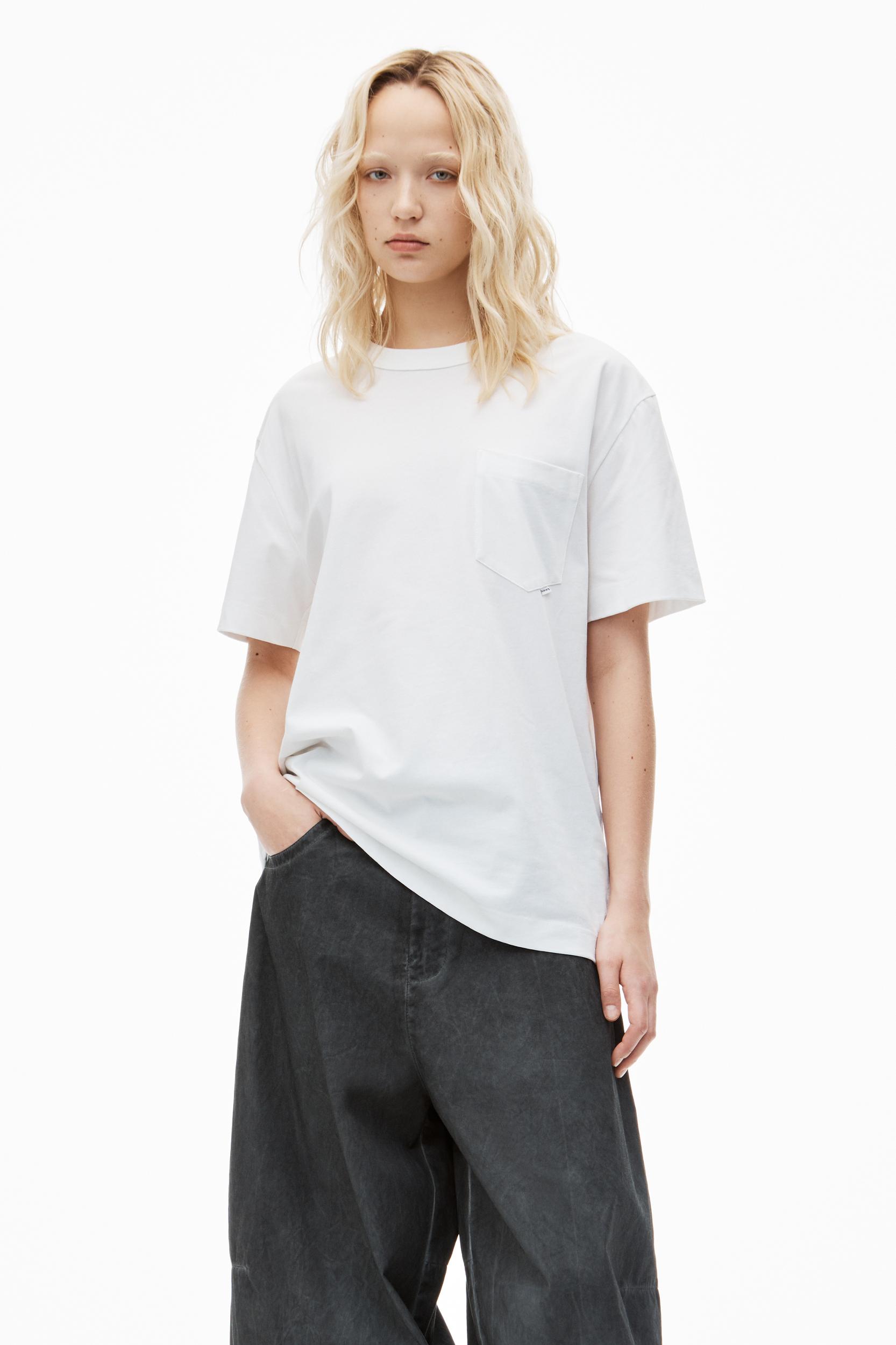 Unisex Pocket Tee In High Twist Jersey Product Image