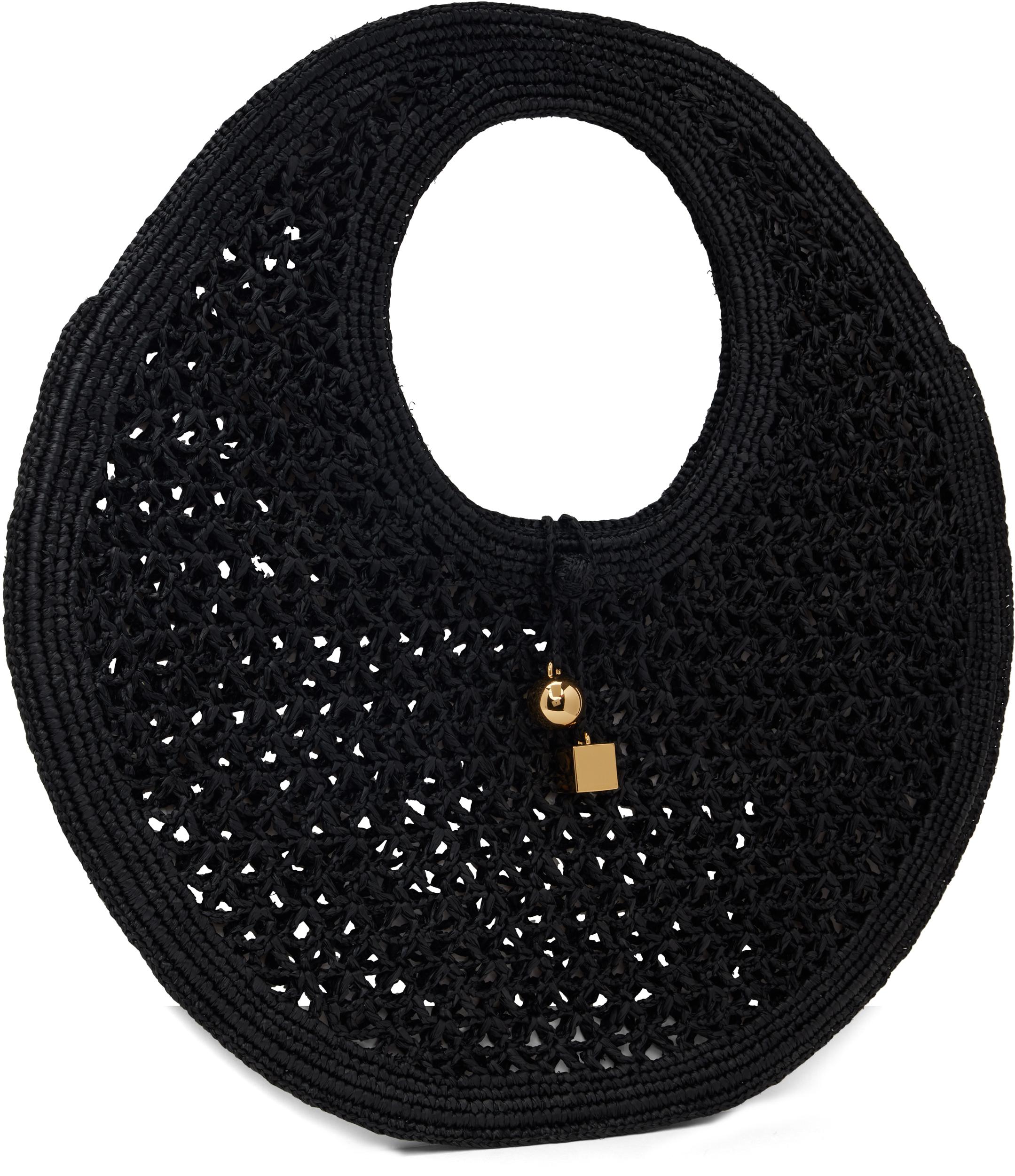 Le Rond Spiaggia raffia shoulder bag Product Image