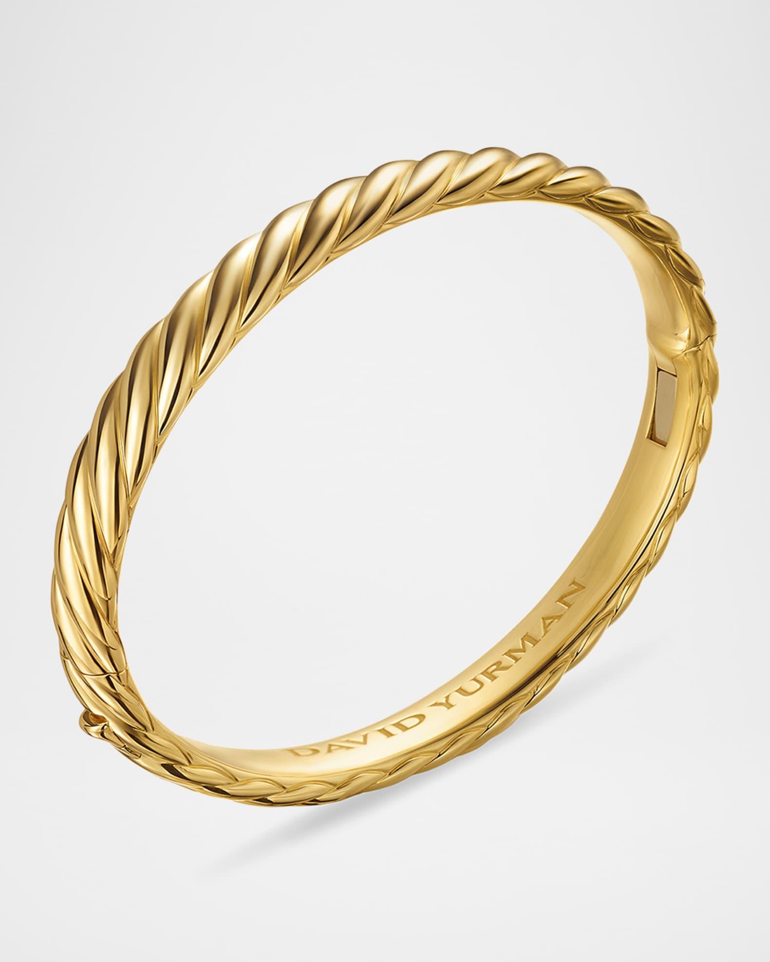 Sculpted Cable Bracelet in 18K Gold, 8mm Product Image
