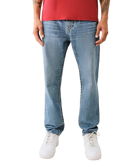 True Religion Geno Big T Horseshoe Embroidered Pocket Jeans Product Image