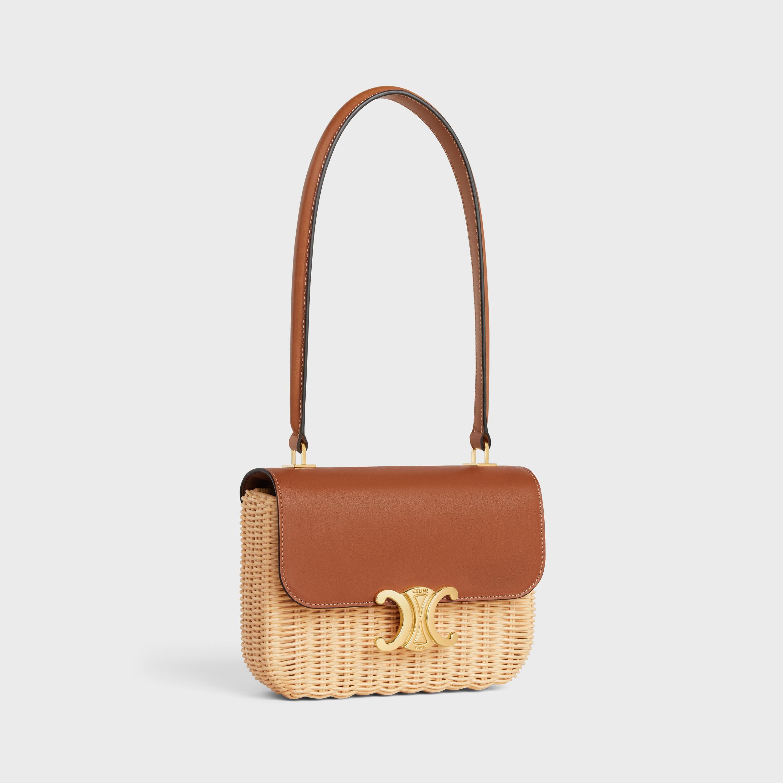 TEEN GARANCE BAG IN WICKER AND NATURAL CALFSKIN Product Image