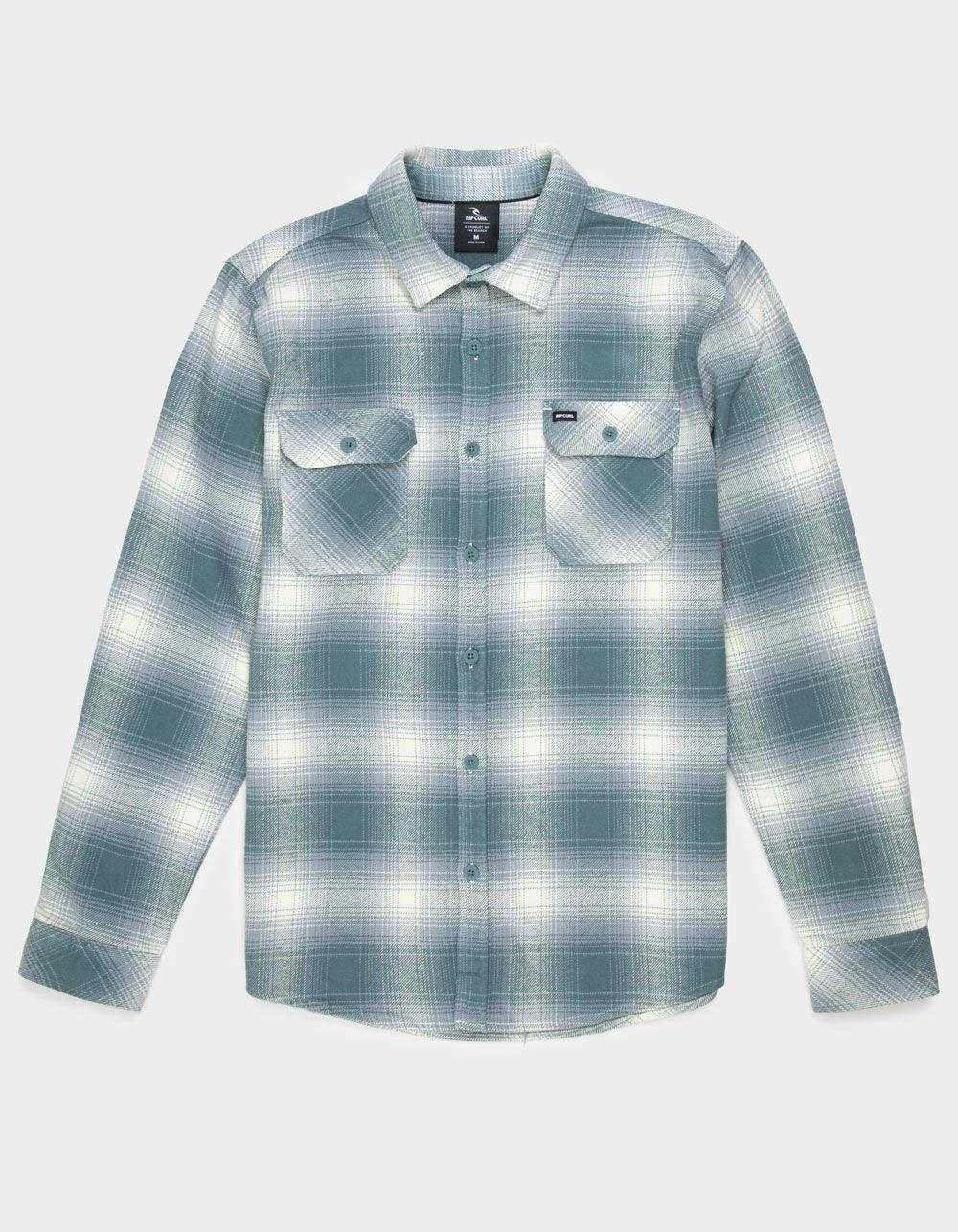 RIP CURL Count Mens Flannel - MINT Product Image