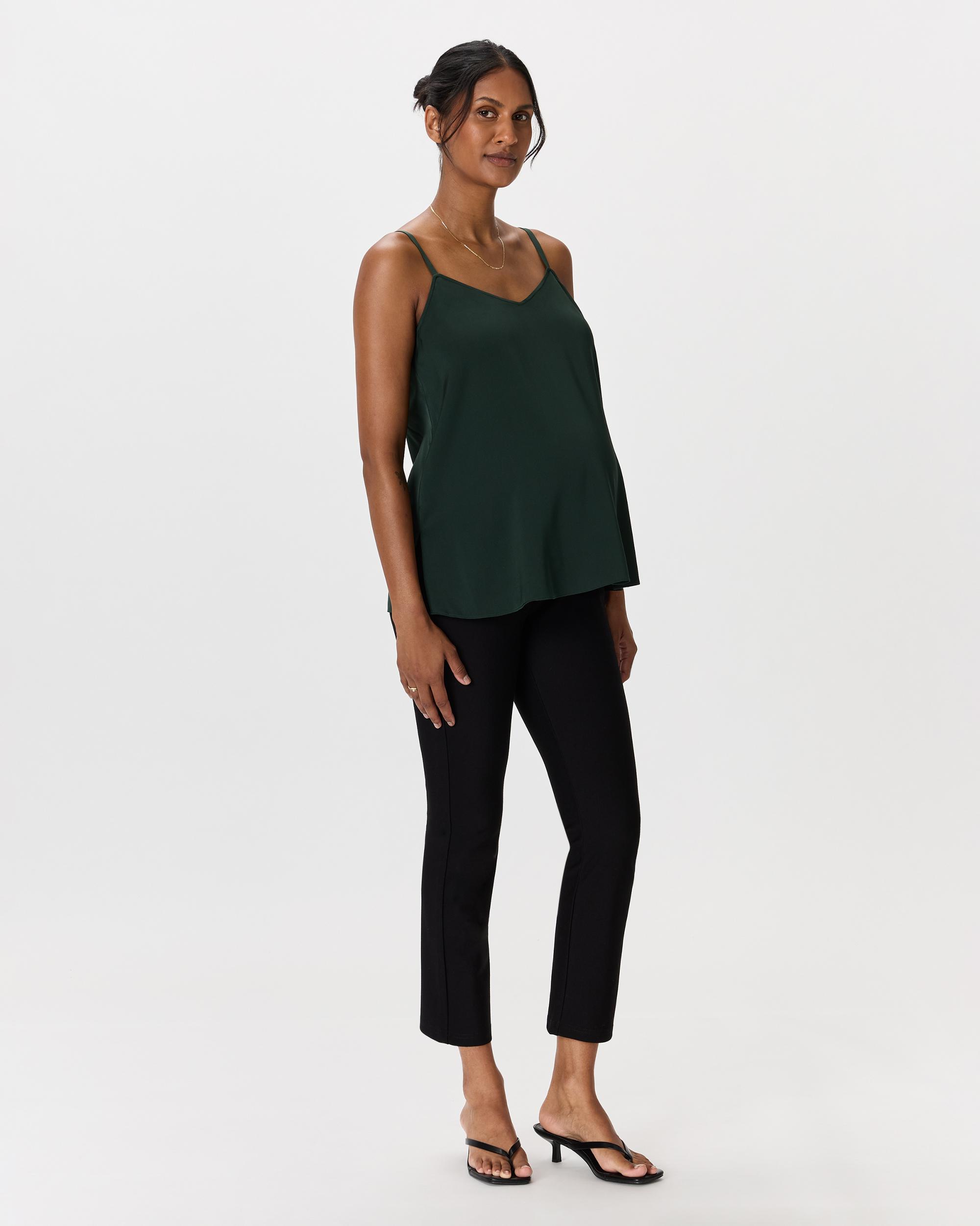 Quince | Women's Washable Stretch Silk V-Neck Maternity Cami Mulberry Silk Product Image