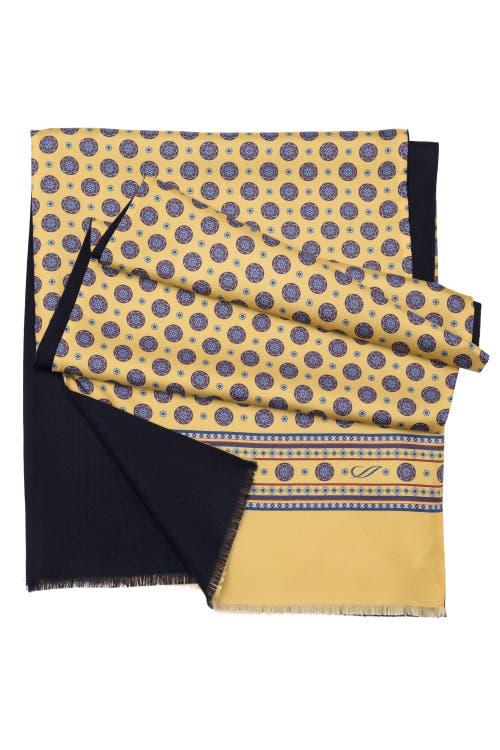 Elizabetta Palatino - Wool Backed Silk Scarf for Men in Yellow at Nordstrom Product Image