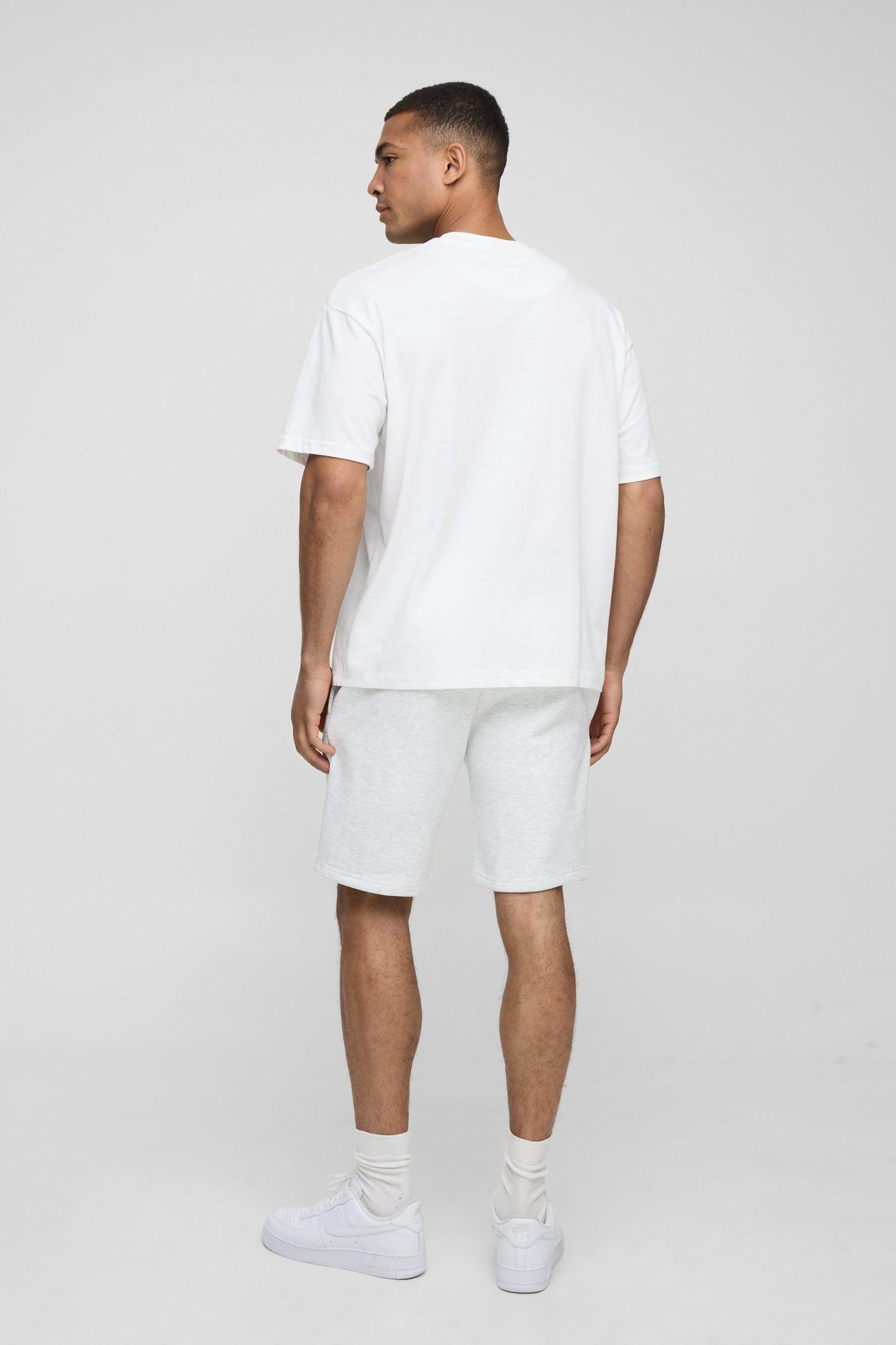 Oversized BM Signature Embroidered Crew Neck T-Shirt | boohooMAN USA Product Image