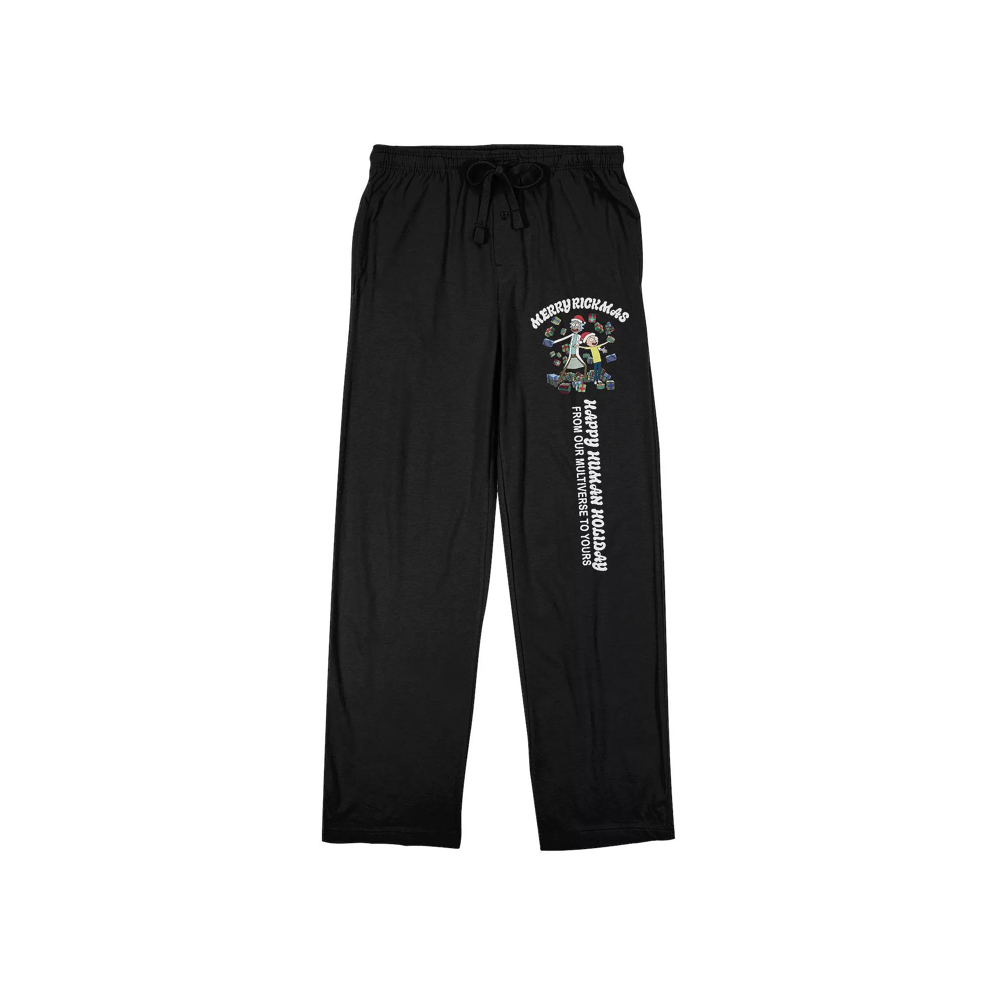 Men's Rick & Morty Merry Rickmas Pajama Pants,  Product Image