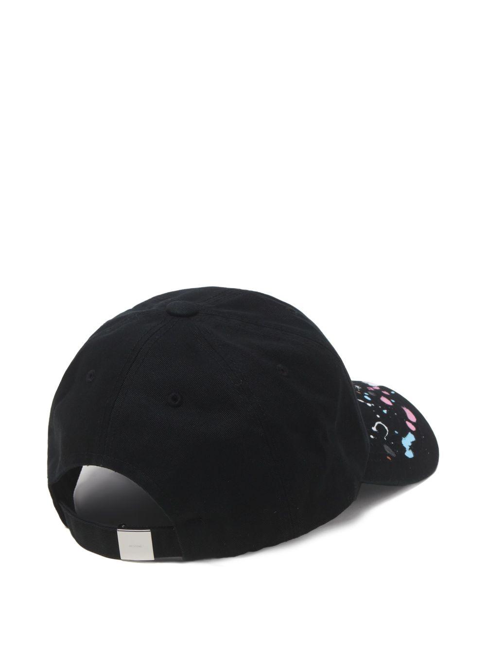 paint-splatter baseball cap hat Product Image