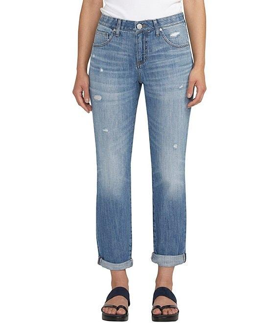 Jag Jeans Carter Girlfriend Mid Rise Relaxed Slim Fit Jeans Product Image