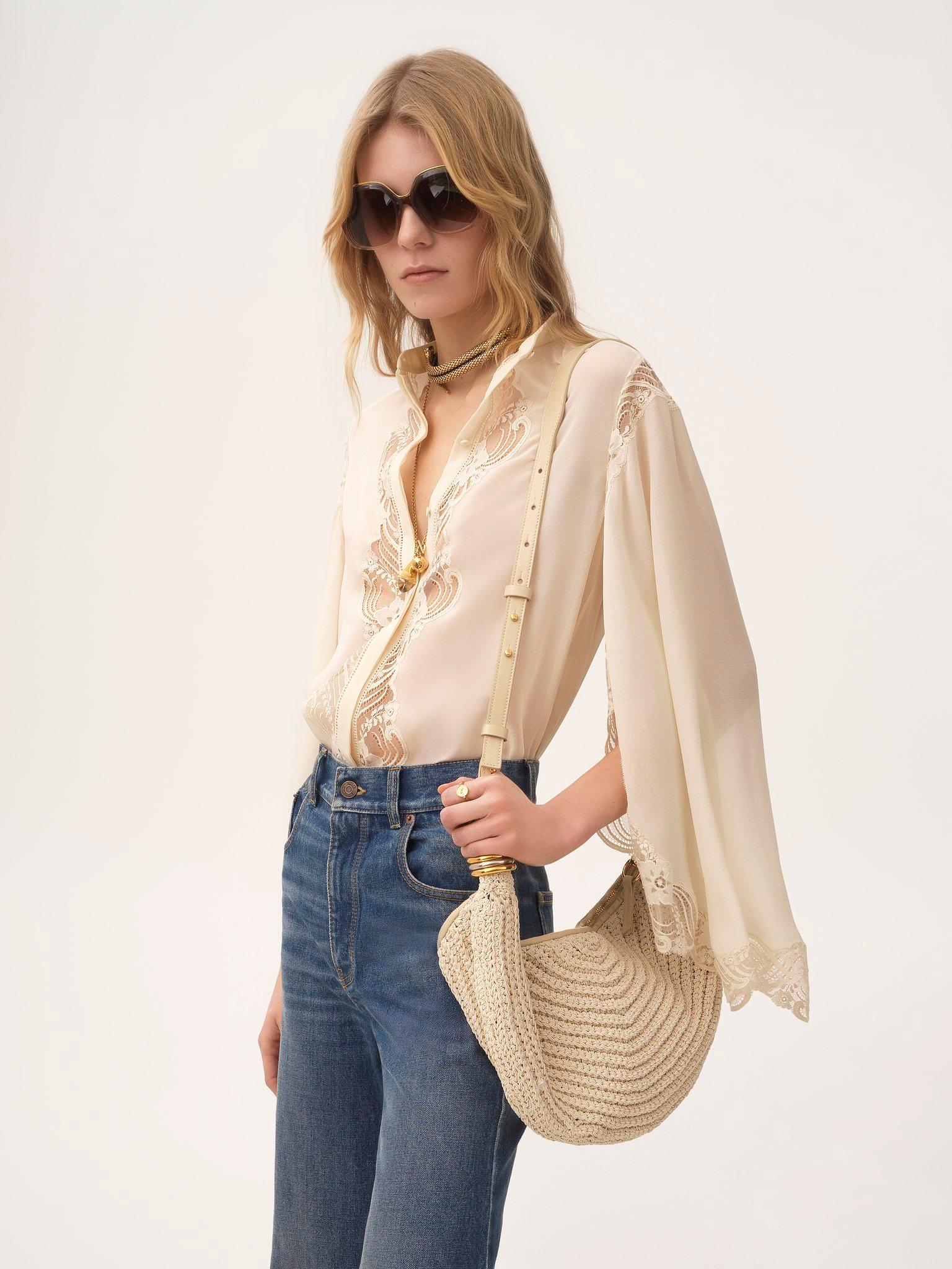 Small Bracelet Hobo bag in crochet Product Image