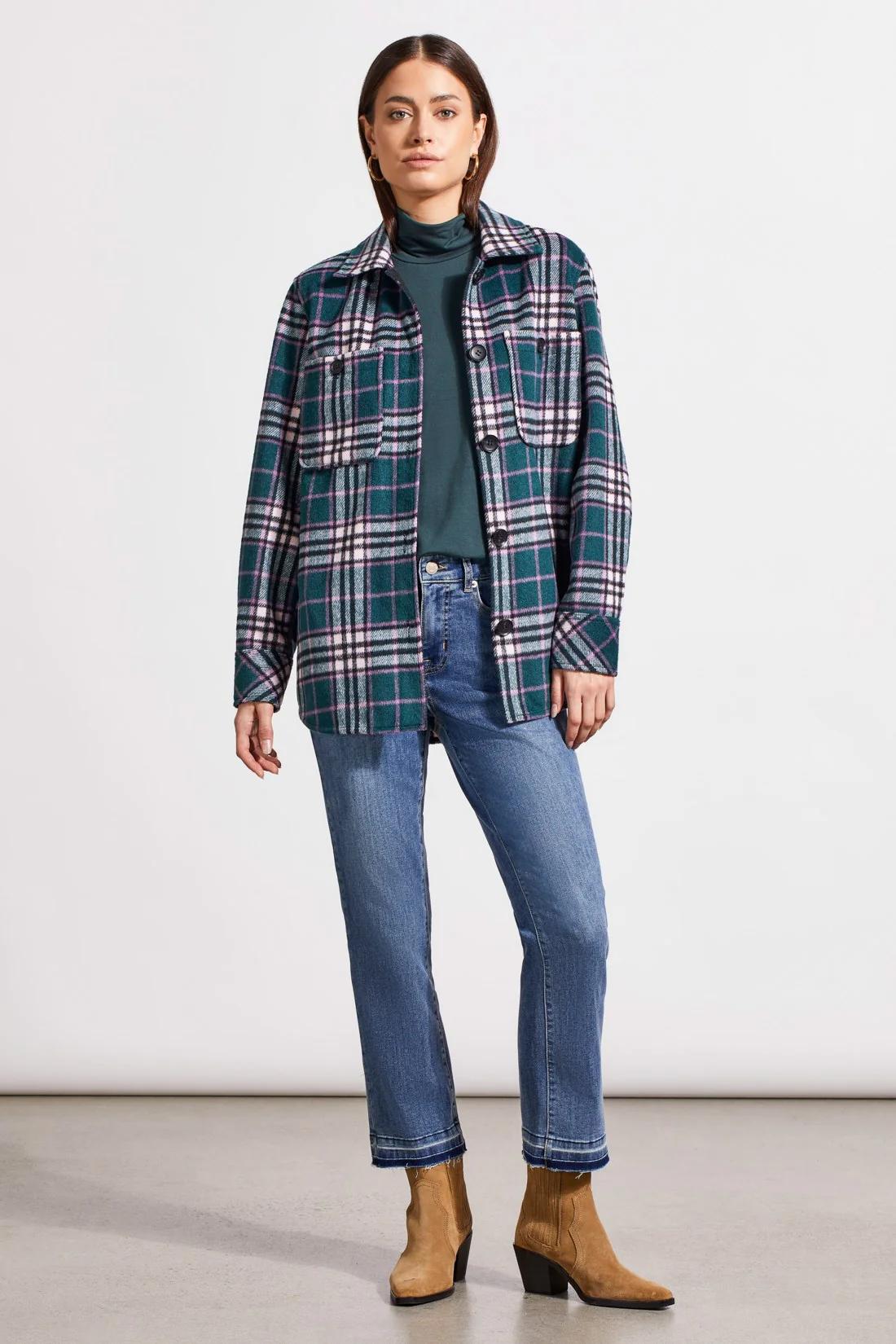 FRENCH TERRY ELBOW SLEEVE TOP Product Image