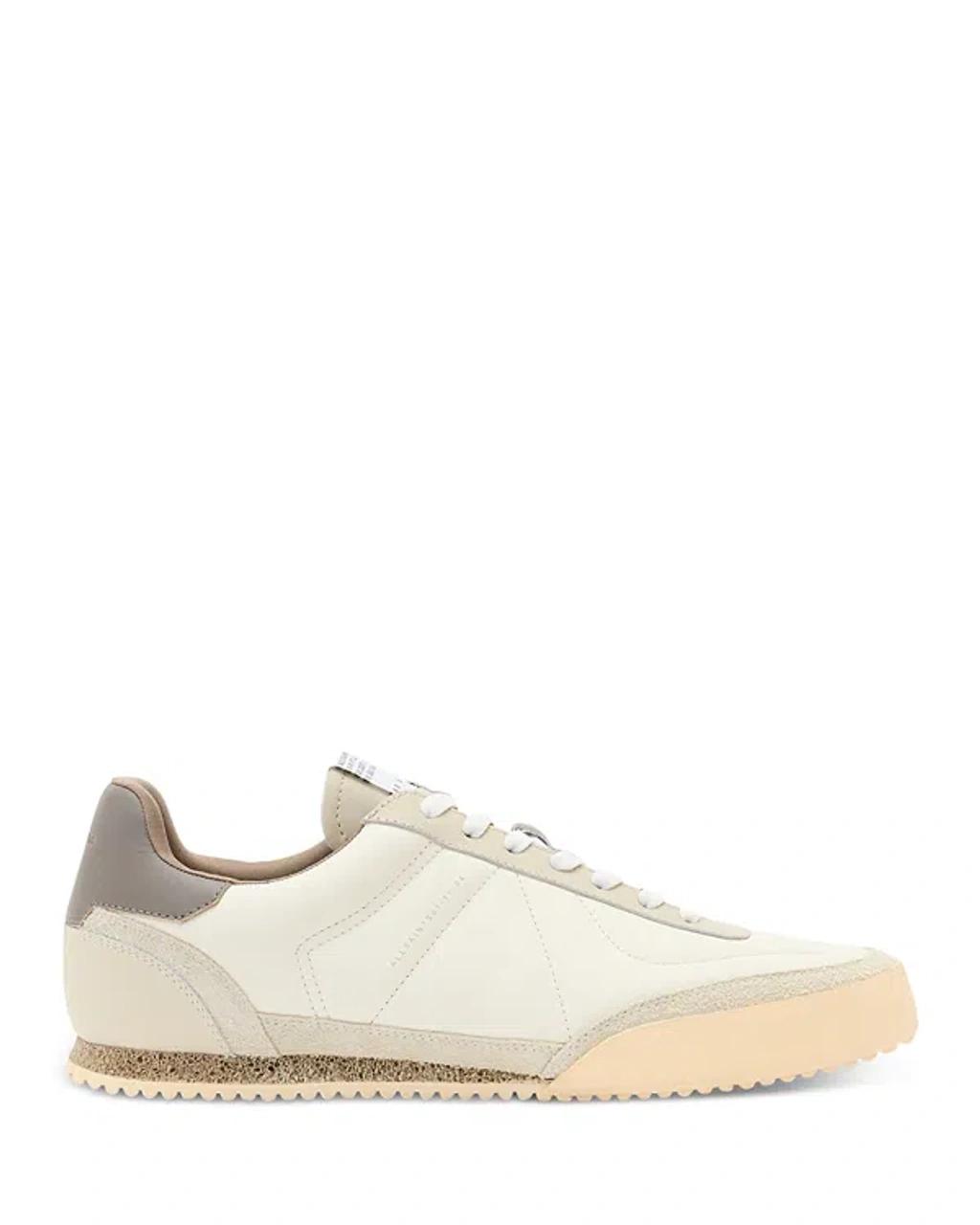 ALLSAINTS Leather Harri Low-top Sneakers In White Product Image