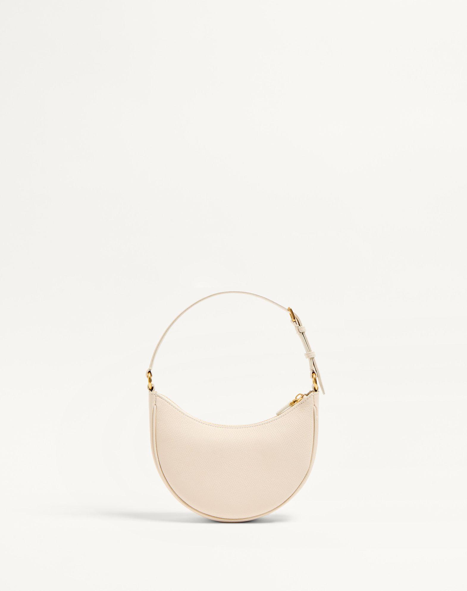Vlogo Signature Mini Hobo Bag In Grainy Calfskin Product Image