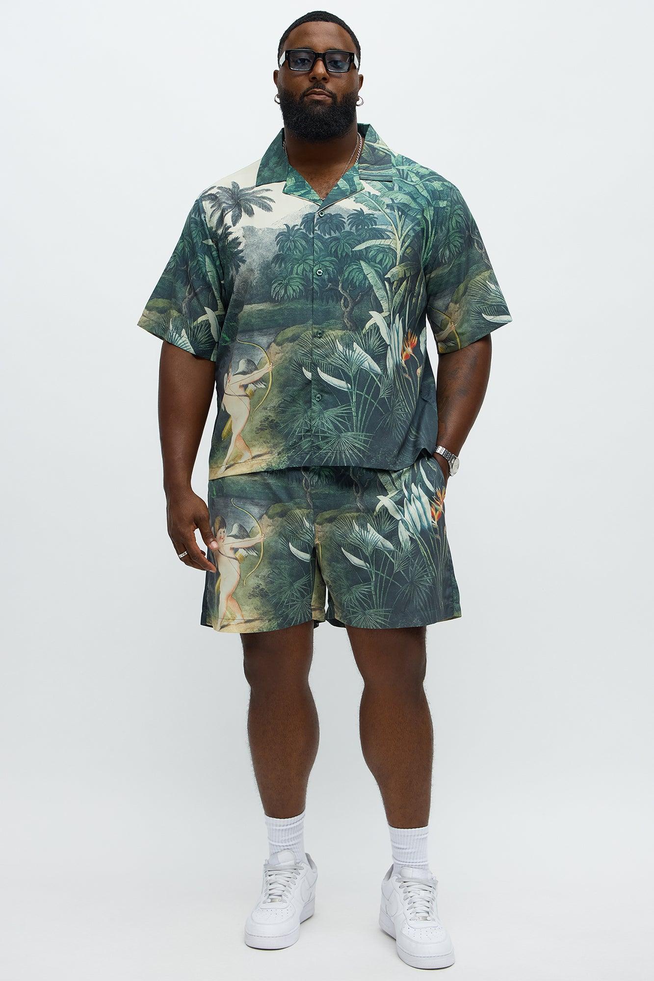 Cupid Relaxed Drawstring Shorts - Multi Color Male Product Image