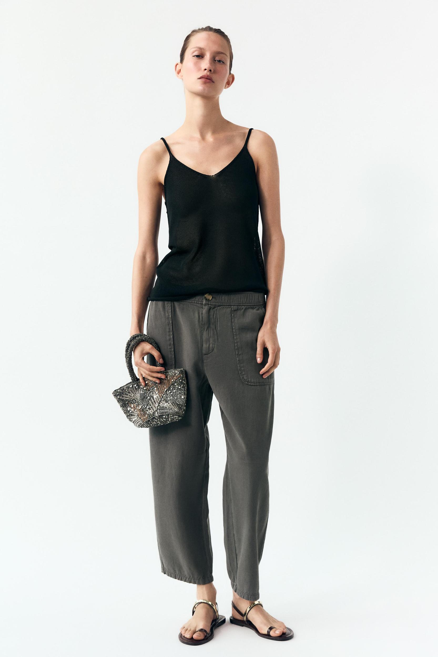 ELASTIC WAIST PANTS Product Image