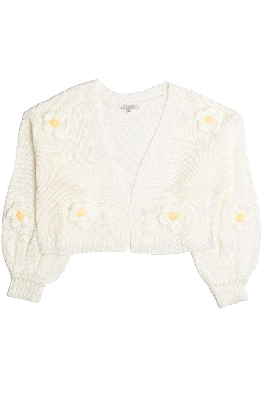 3D Daisy Cardigan Product Image