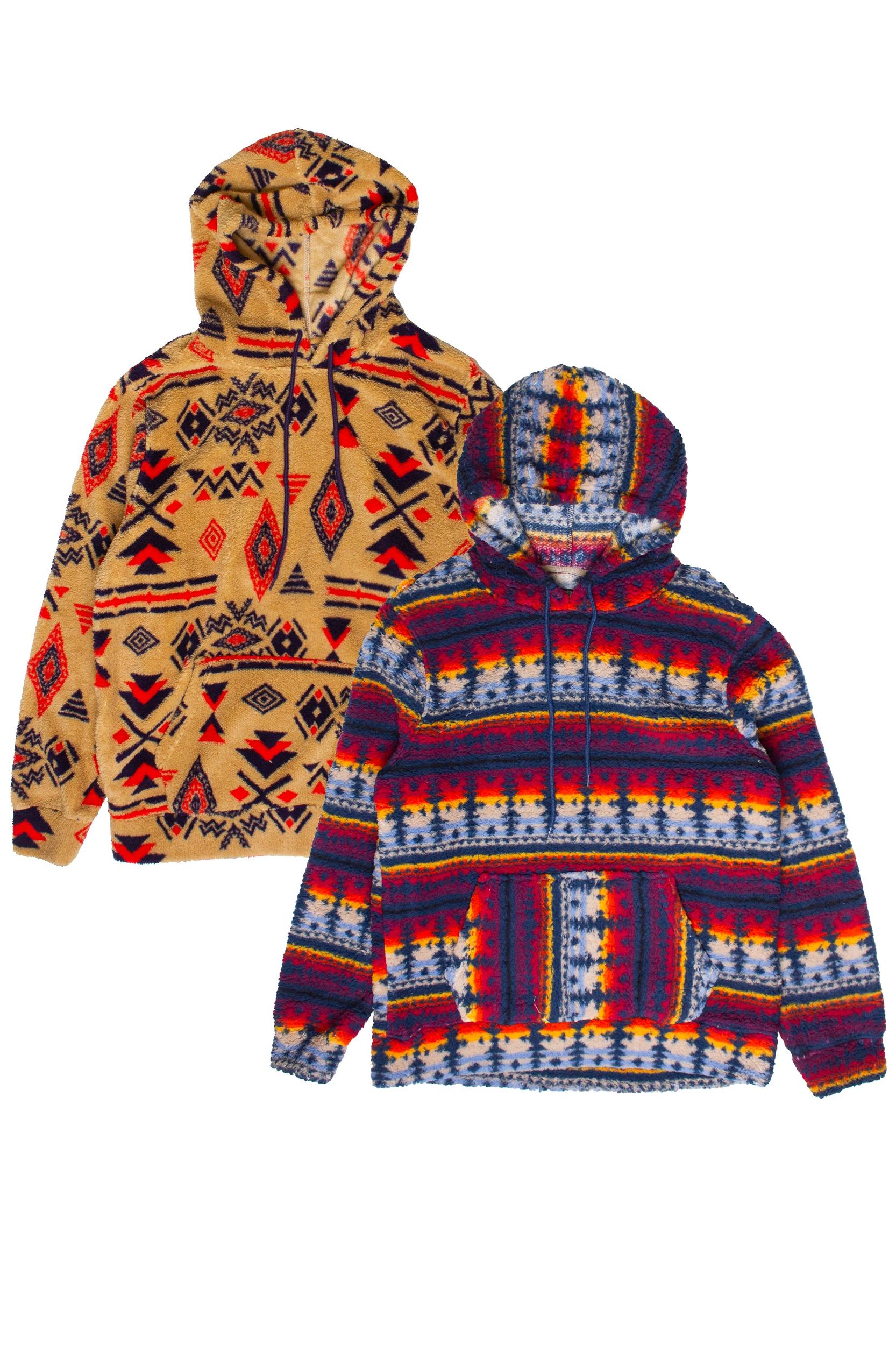 Southwest Pattern Sherpa Hoodie Product Image