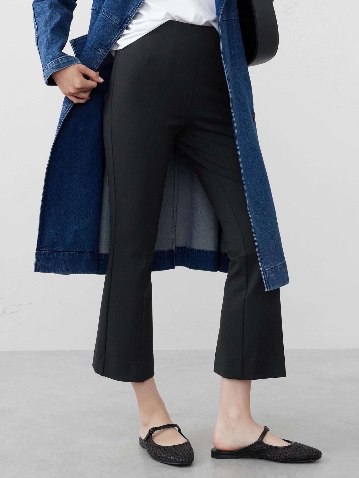 Bootcut Cropped Ponte Pull-On Pant Product Image