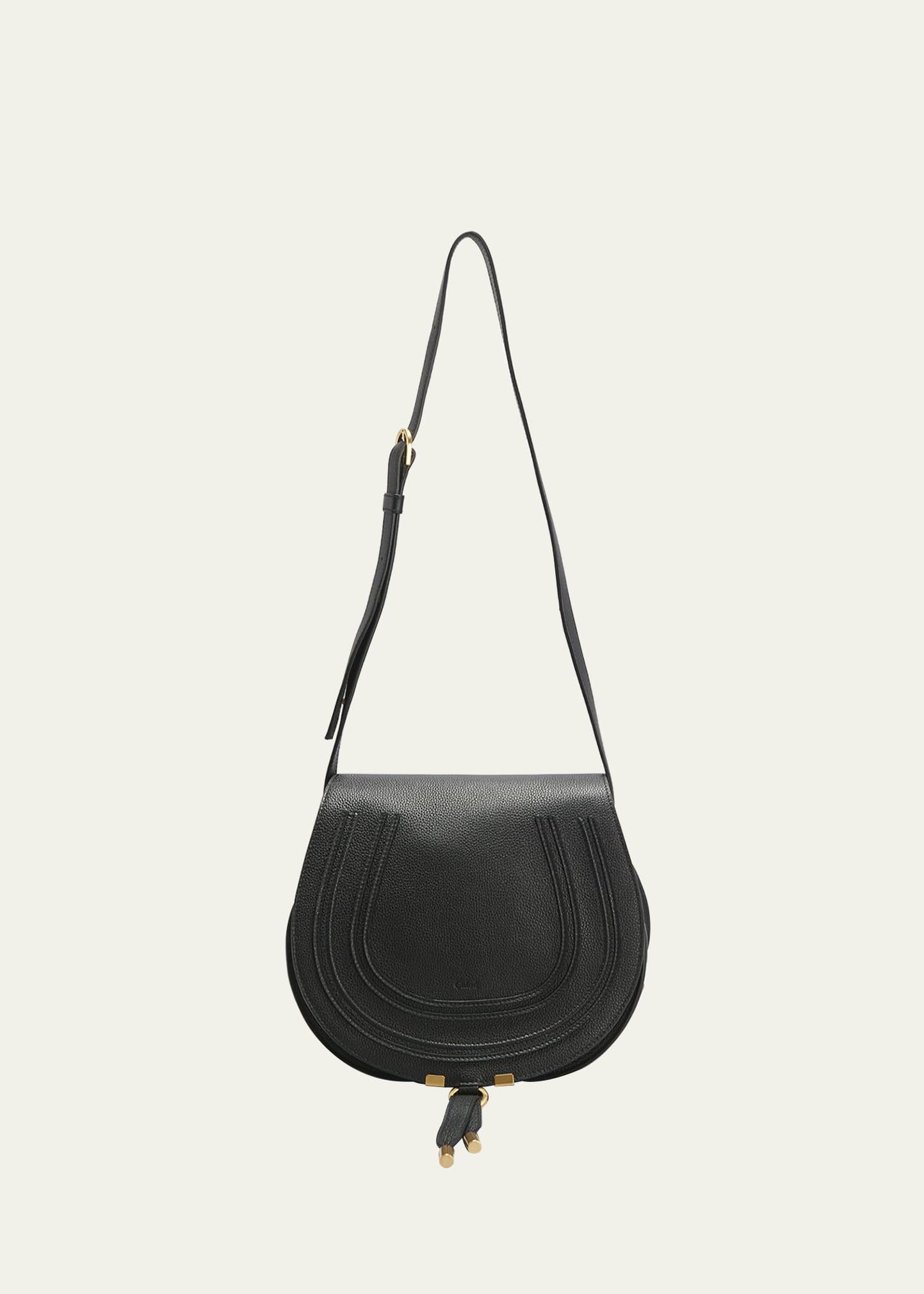 Marcie Medium Crossbody Bag in Grained Leather Product Image