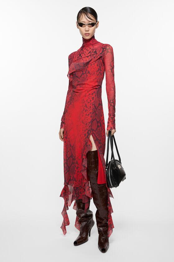 Ruffle strap dress Product Image