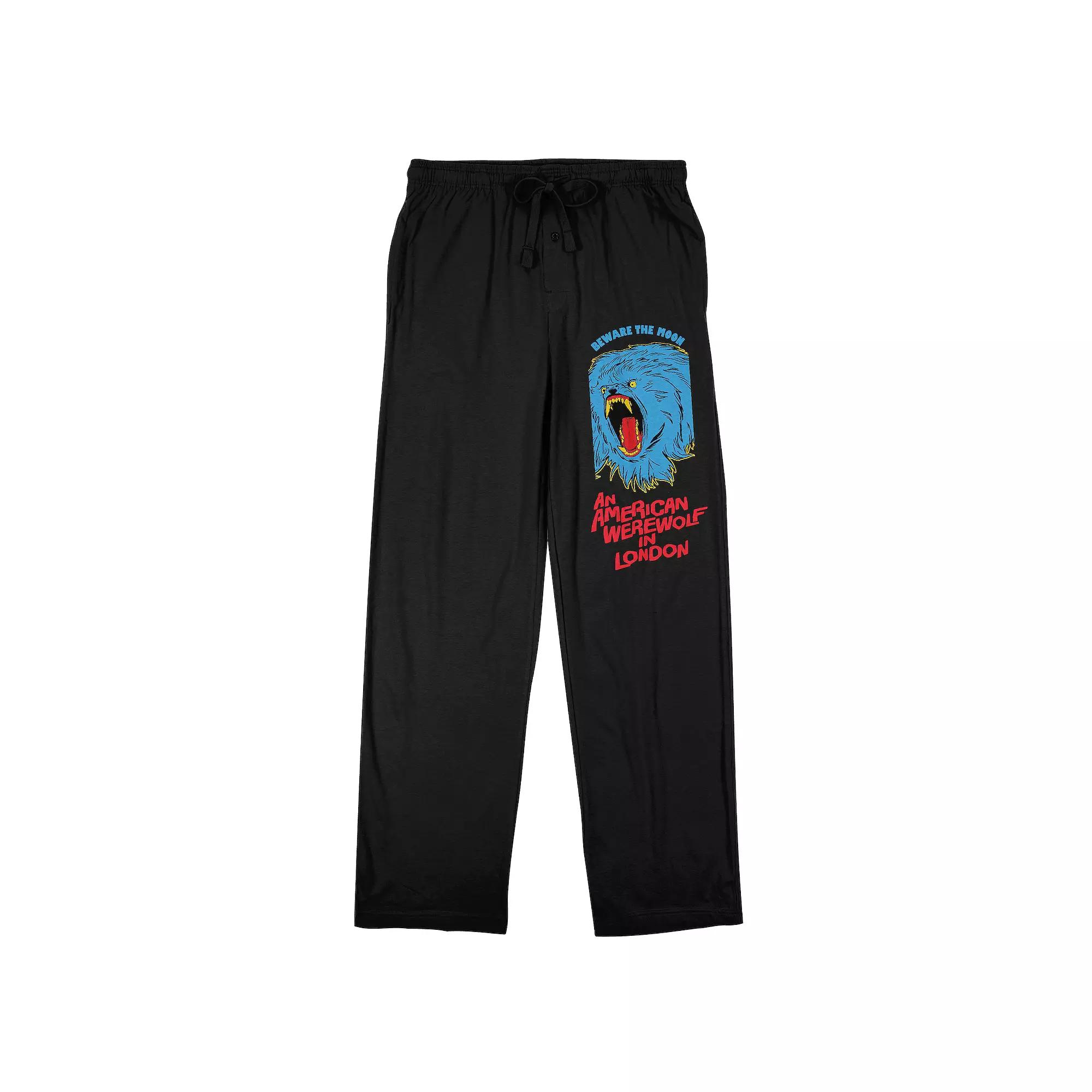 Men's Jaws Shark Logo Pajama Pants,  Product Image