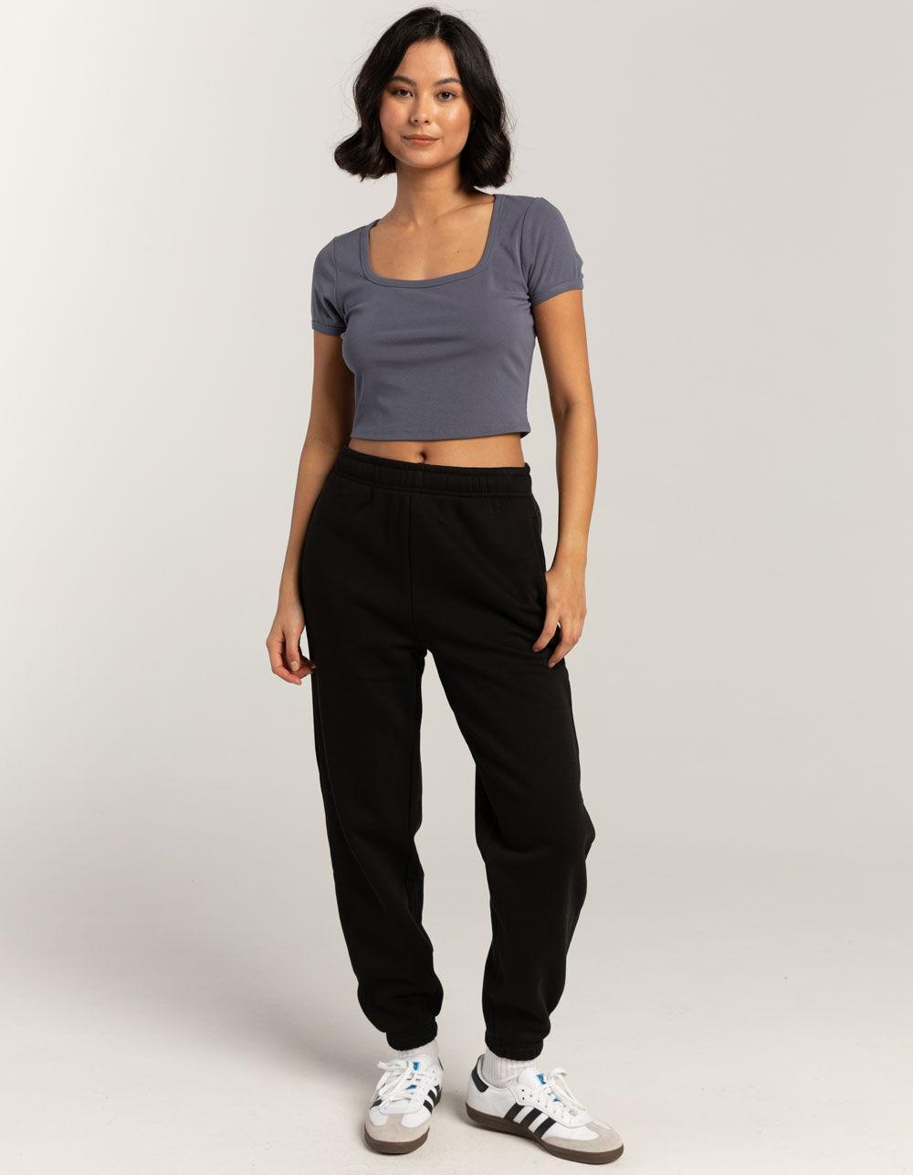 TILLYS Square Neck Womens Tee - DUSK Product Image