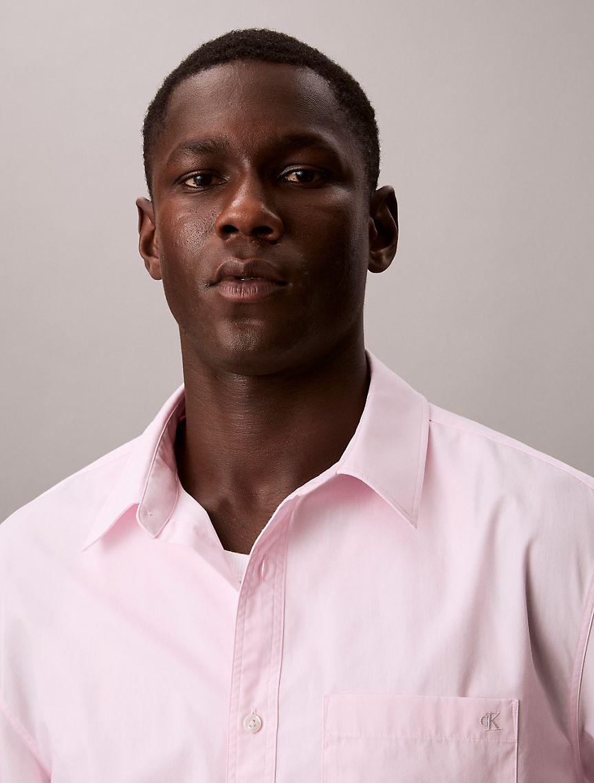 Washed Poplin Relaxed Button-Down Shirt Product Image
