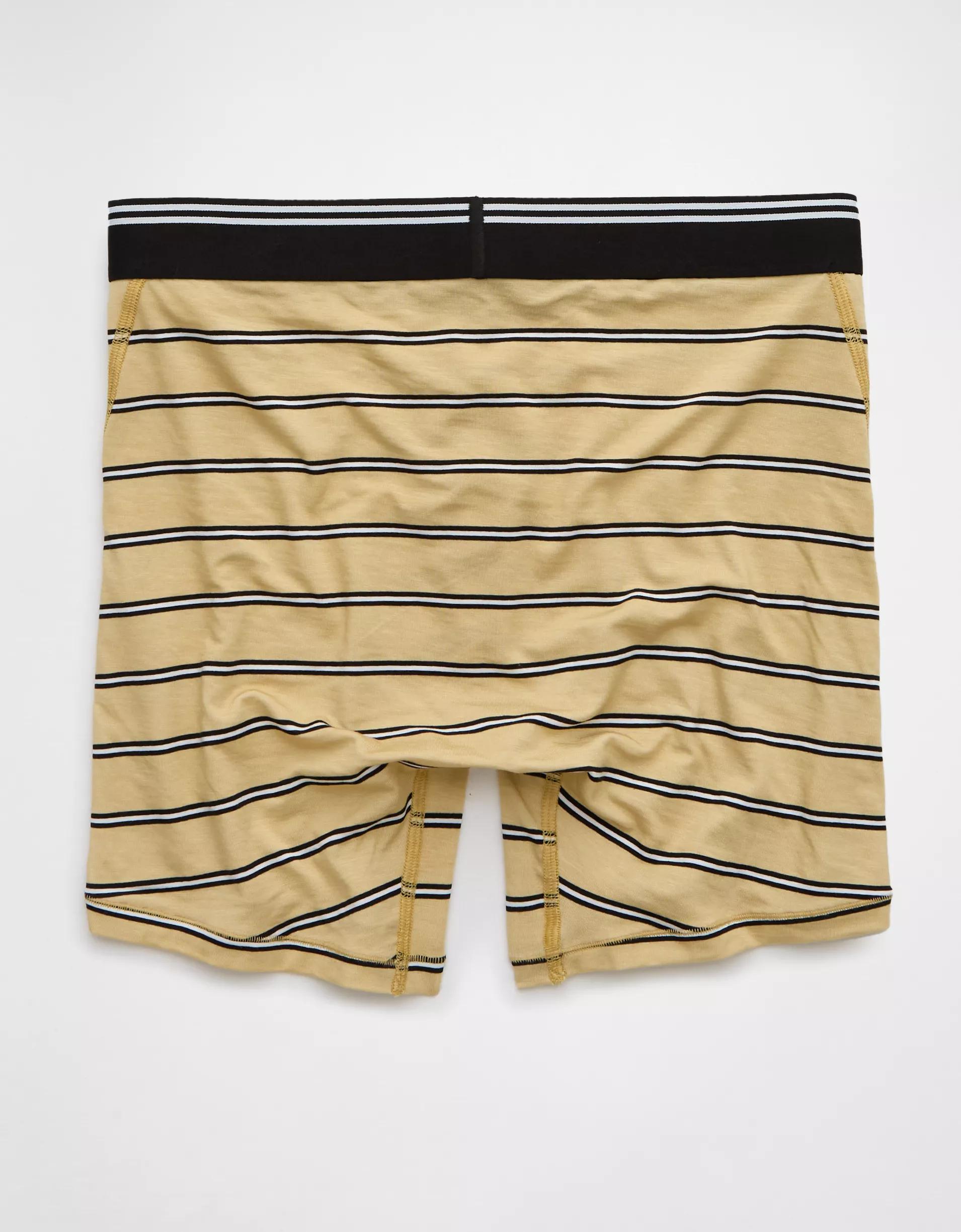 AEO Men's Striped 6" Ultra Soft Boxer Brief Product Image
