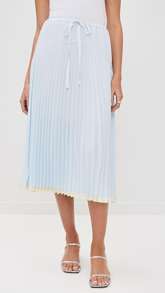 Vince Pleated Tiered Skirt | Shopbop Product Image