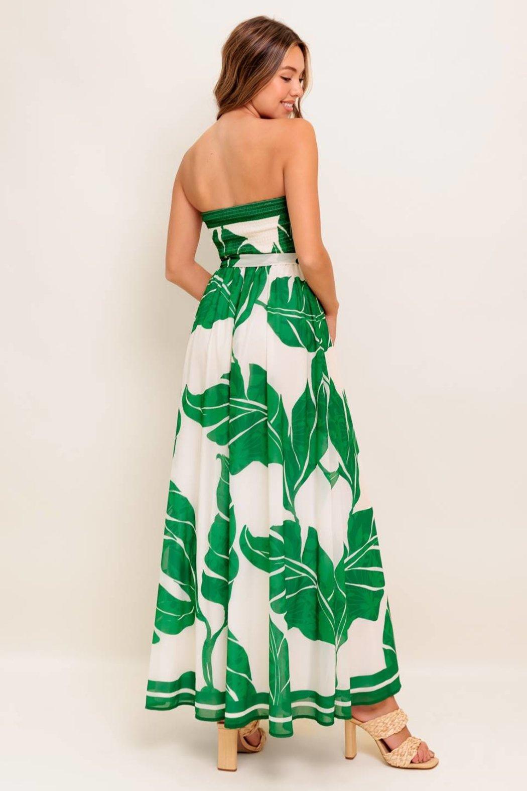 Strapless Floral Dress Product Image