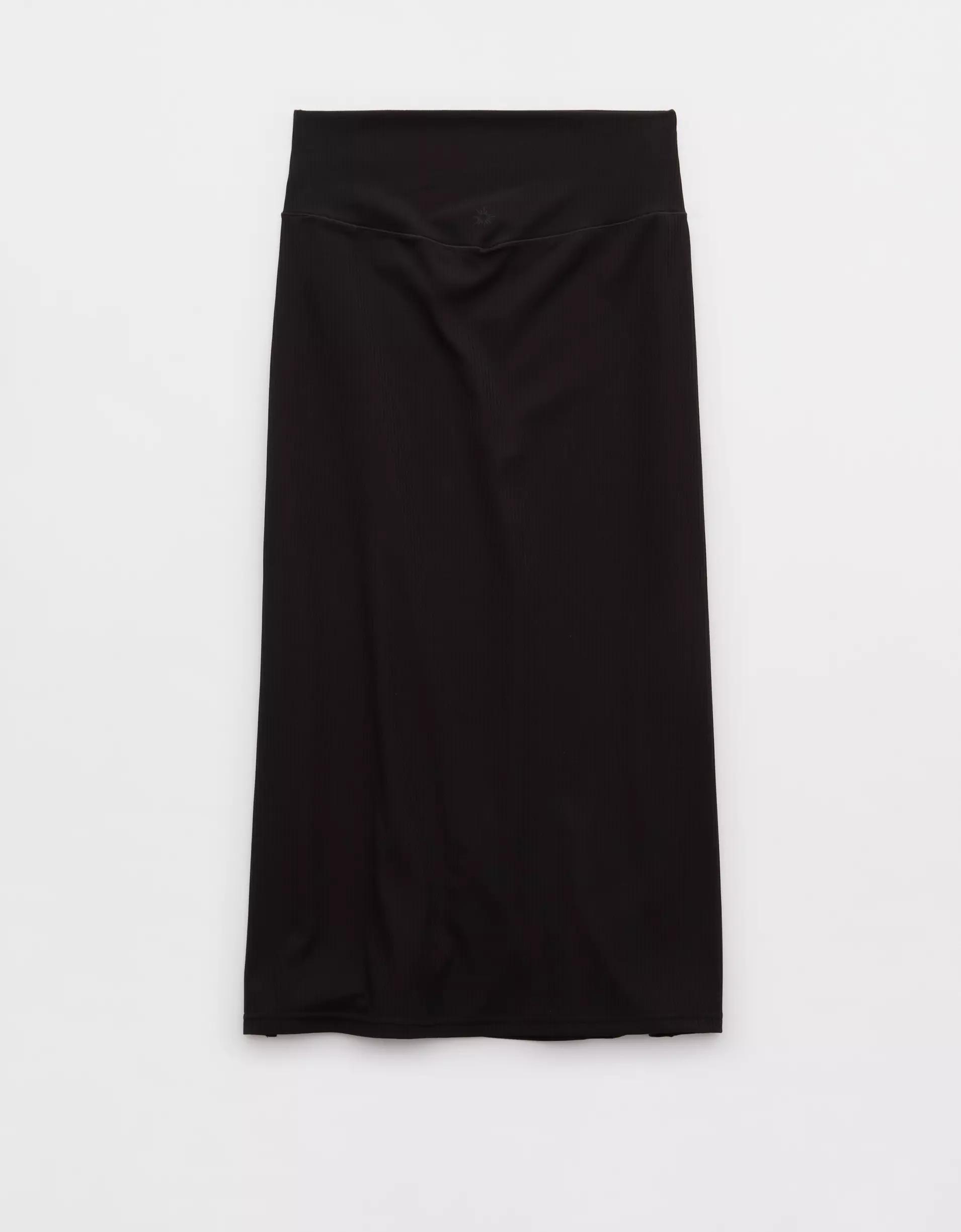 OFFLINE By Aerie Real Me XTRA Ribbed Midi Skirt Product Image