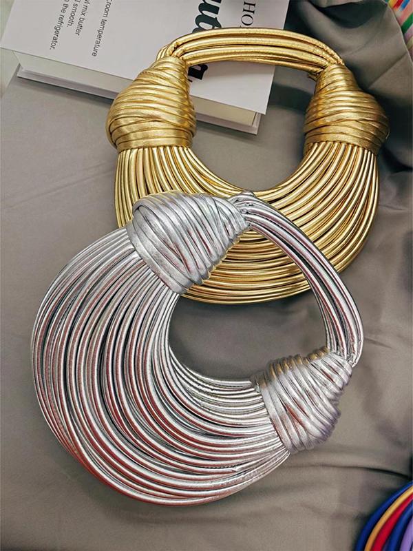 Geometric Zipper Handbags Product Image