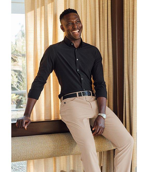 Mizzen+Main Leeward Solid Performance Stretch Long-Sleeve Woven Shirt Product Image
