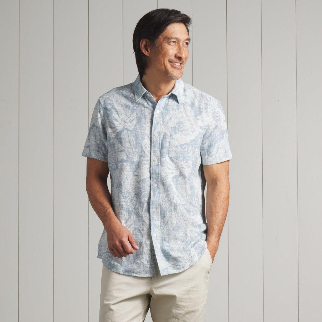 Madras Cottage Loom Printed Shirt - Mr. Chow Print Product Image