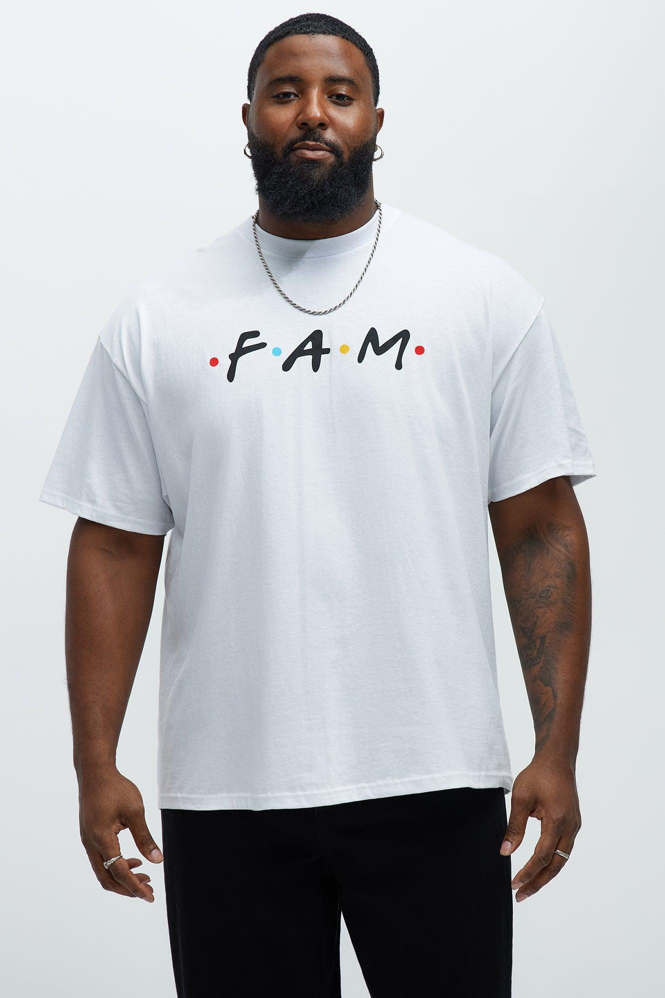 FAM Short Sleeve Tee - White Product Image