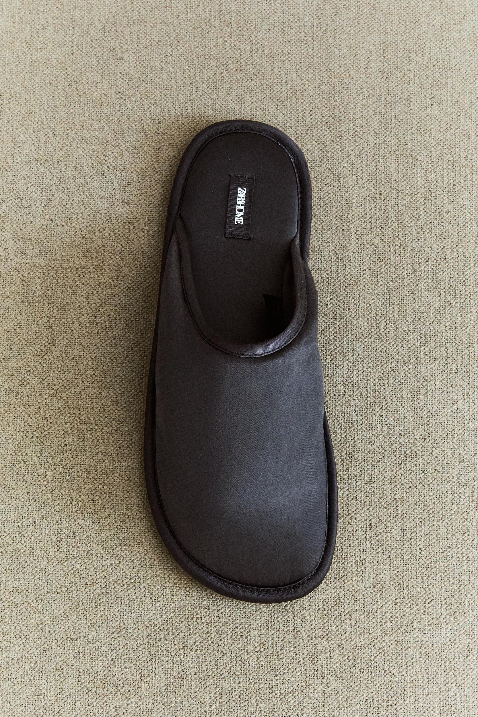 SATEEN MULE SLIPPERS Product Image