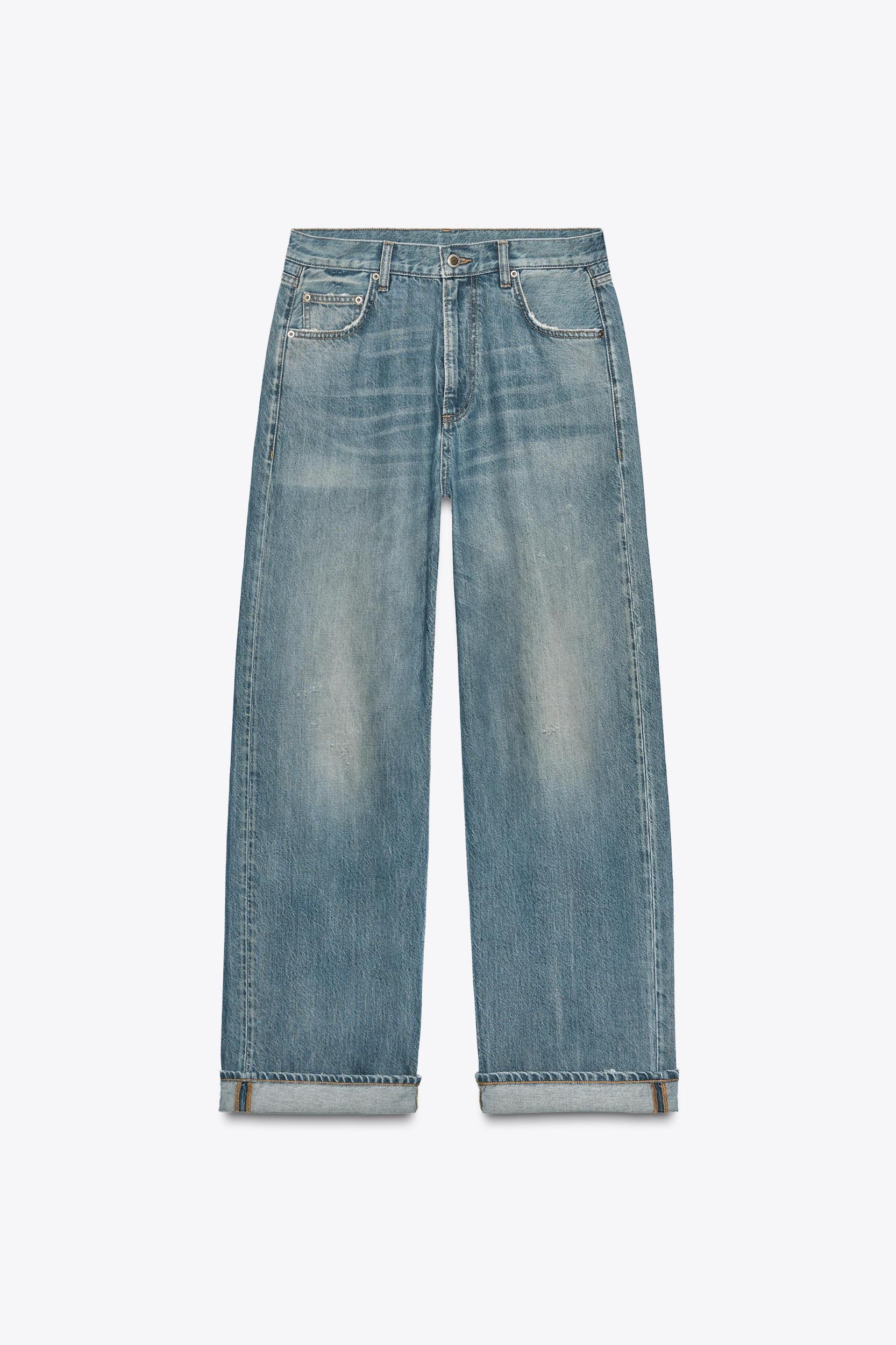 ZW COLLECTION MID-RISE BAGGY JEANS Product Image