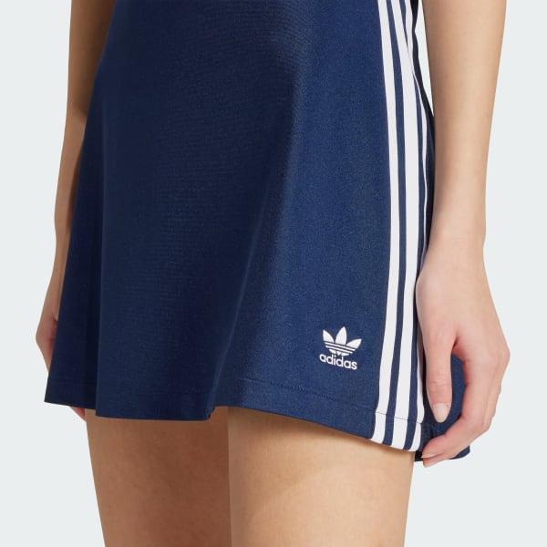 adidas Adicolor 3-Stripes Mini Skirt Night Indigo S Womens Product Image