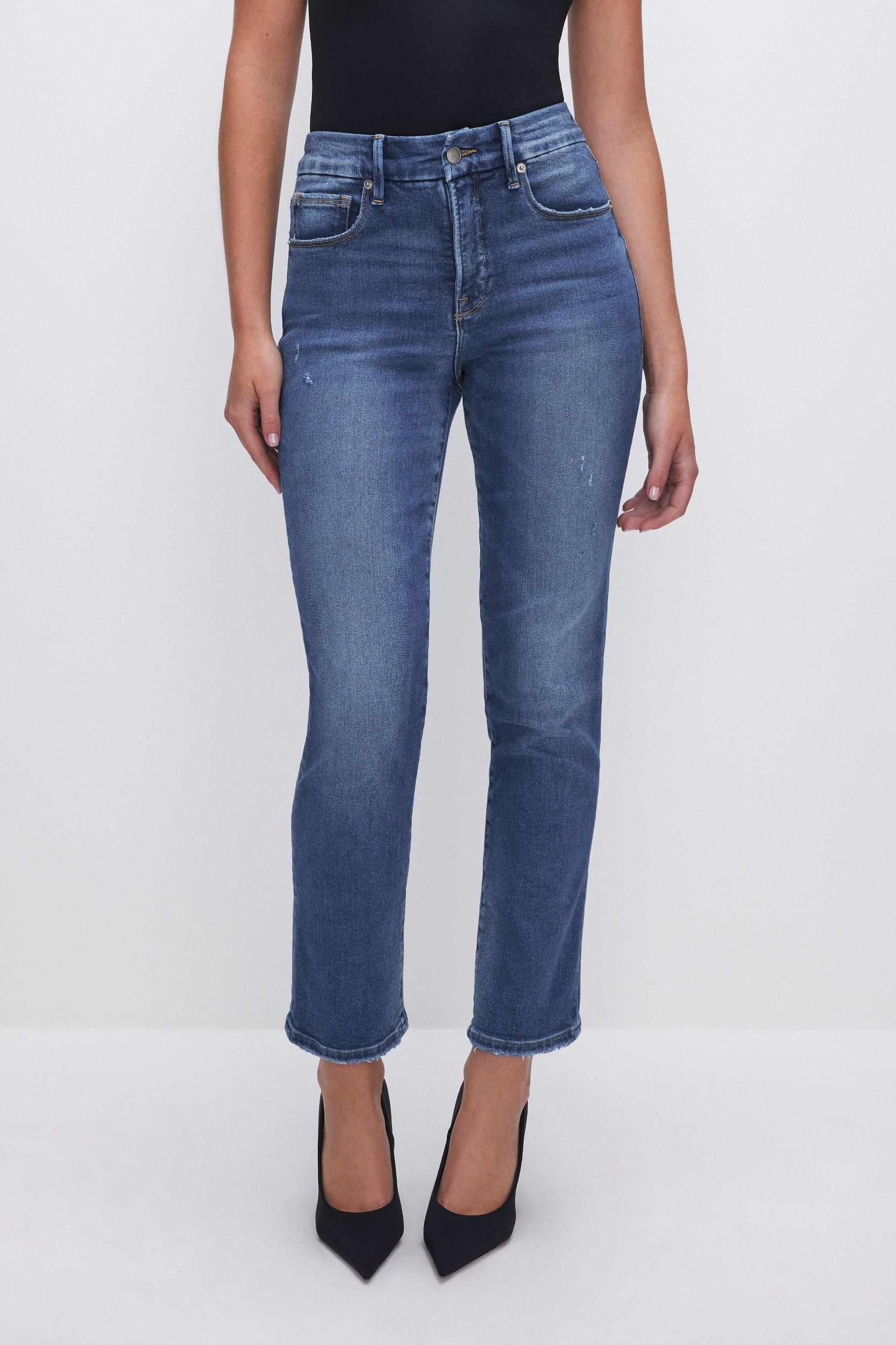 GOOD STRAIGHT COMPRESSION JEANS | INDIGO271 Product Image