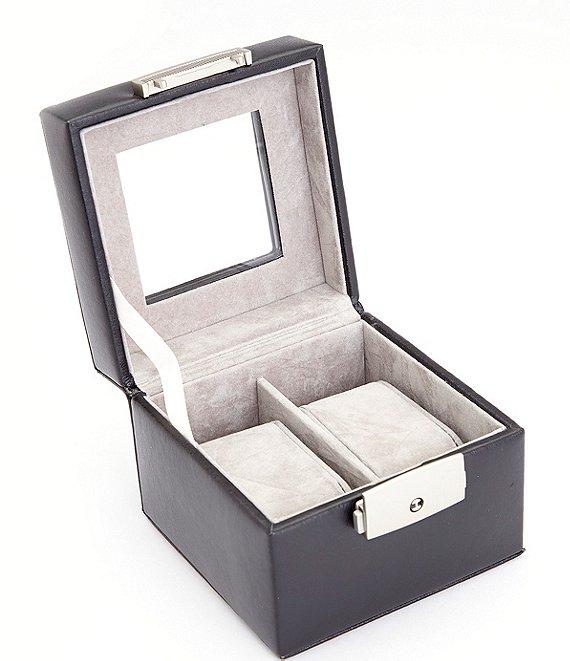 ROYCE New York Leather Two Slot Watch Box Product Image