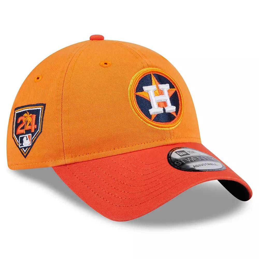 Men's New Era  Orange Houston Astros 2024 Spring Training 9TWENTY Adjustable Hat Product Image