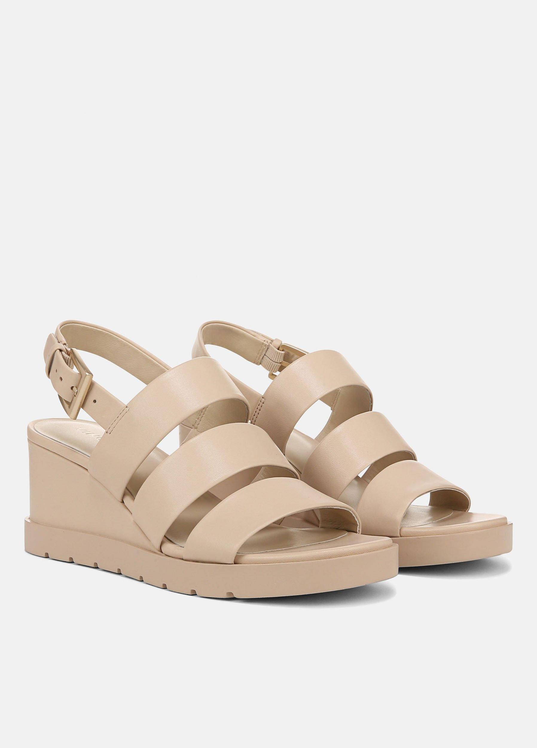 Rochel Leather Wedge Sandal Product Image