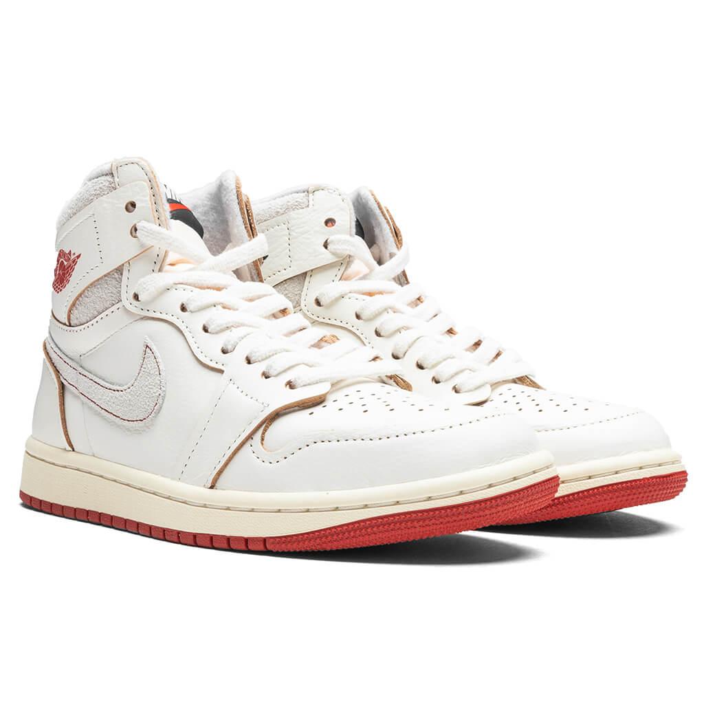 Women's Air Jordan 1 High OG 'Rare Air' - Sail/Cinnabar/Light Bone Female Product Image