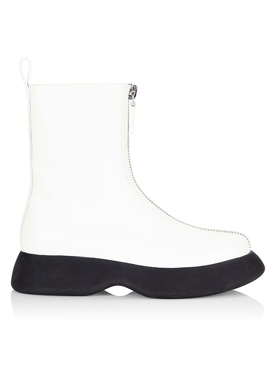 Womens Mercer Leather Combat Boots Product Image