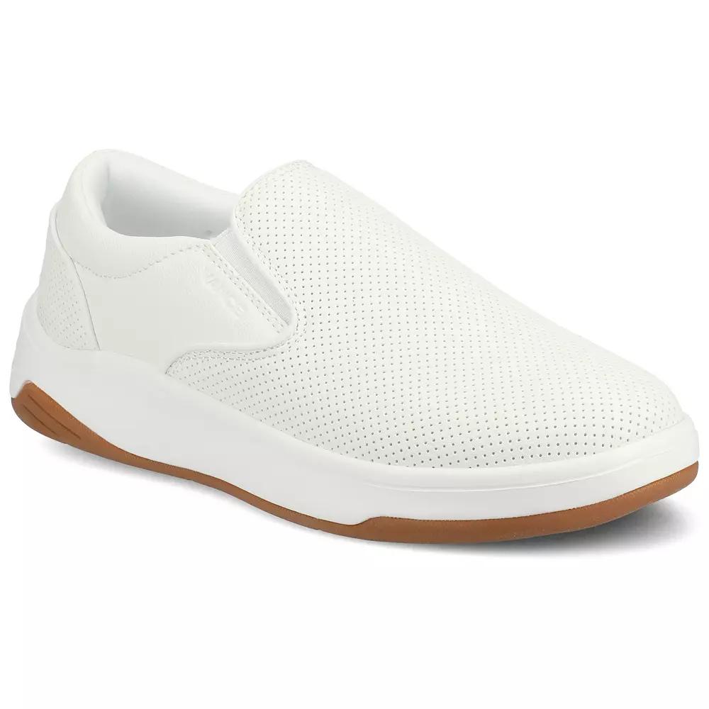 VANCE Townes Men's Comfort Perforated Flexible Slip-on Sneakers,  Product Image